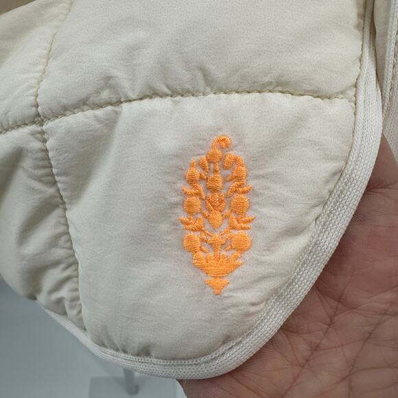 FP Movement Hatch Pippa Maternity Jacket WMNs XS Ivory Stripe Full Zip OB2025522 - Picture 8 of 16